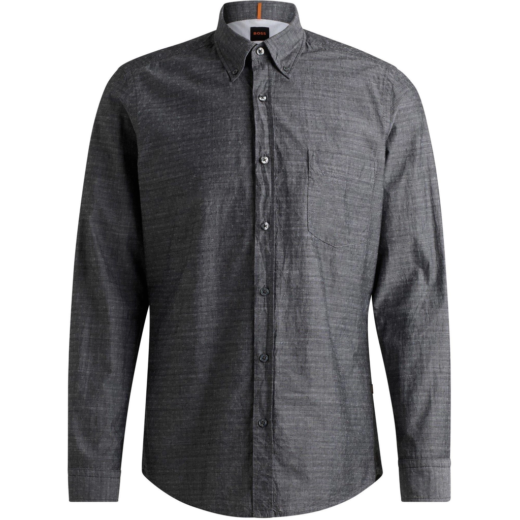 Hugo Boss Rickert Long Sleeve Shirt - Black 001